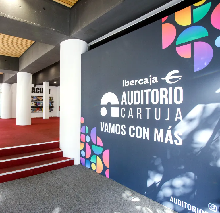 Zona interior del Hall de Entrada de Auditorio Cartuja